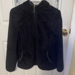 Faux Fur Zip Up Sweater